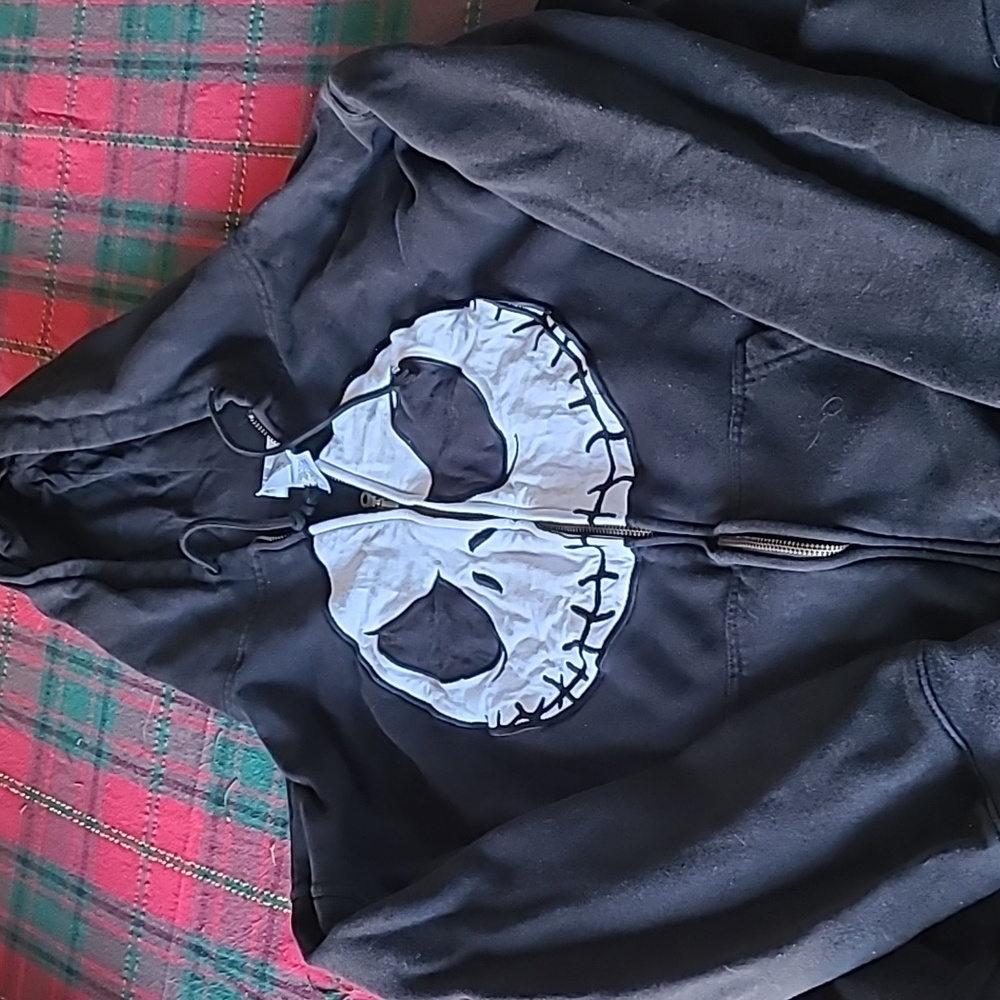 XL Jack Skeleton sweatshirt Disneyland parks nightmare before christmas